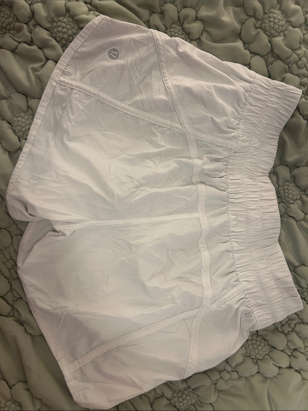 White Lululemon Shorts - Picture 2 of 2